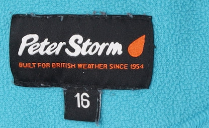 Peter Storm Women’s Blue Fleece Sweatshirt Size 16