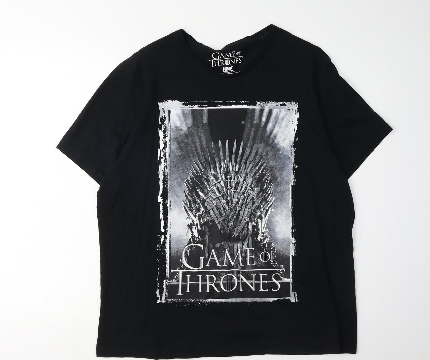 Mens UK Size L Game Of Thrones Black  T-Shirt