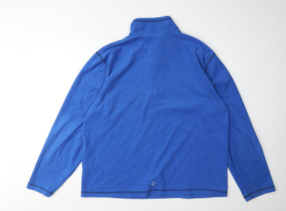 Mens UK Size XL Regatta Blue Half Zip Hoodie