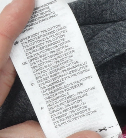 Adidas Women's Pink/Gray Full Zip Hoodie XS