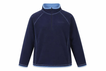 Womens UK Size 14 Mountain Warehouse Blue Henley Sweatshirt