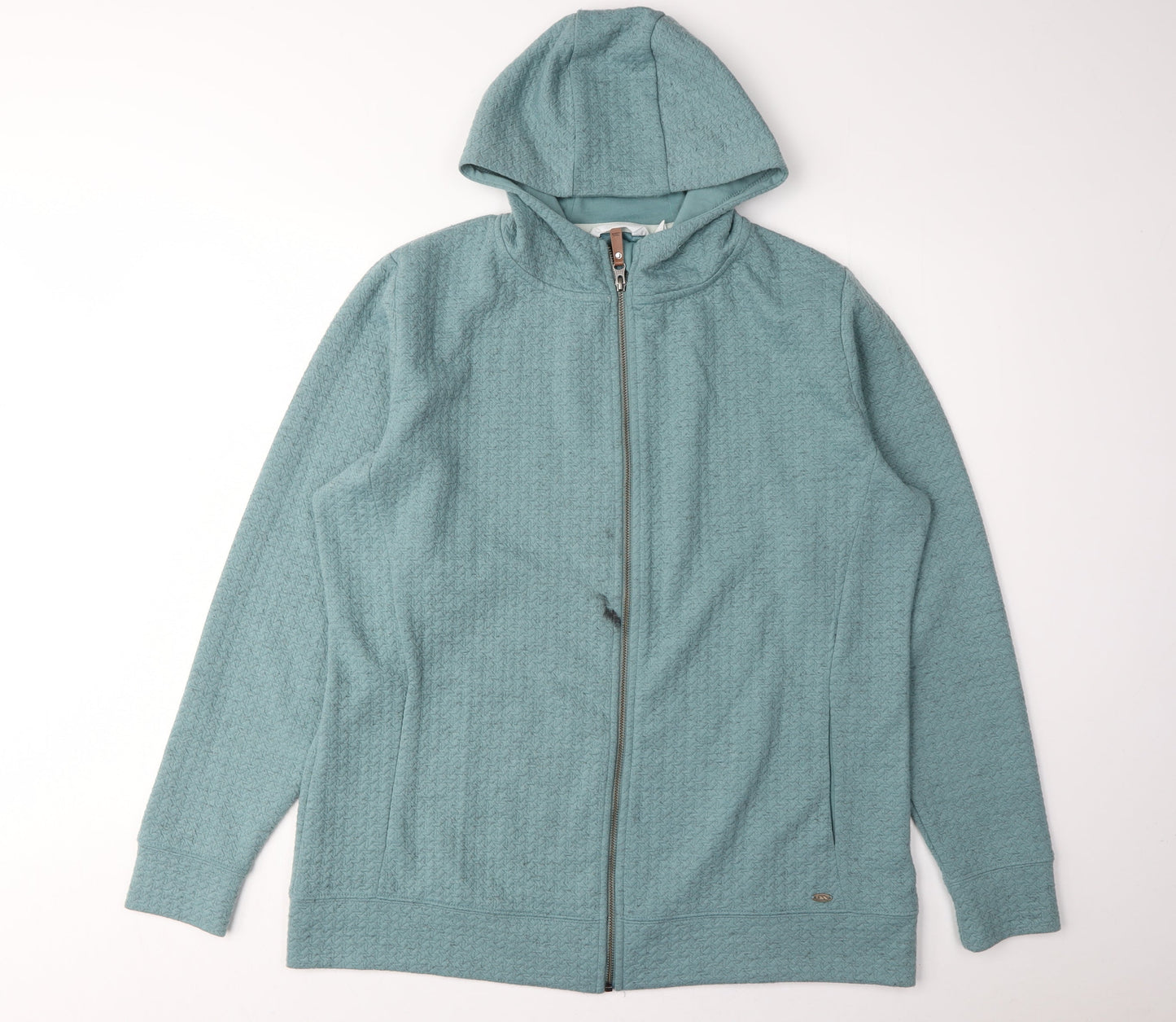 Green Unisex Full Zip Hoodie 2XL