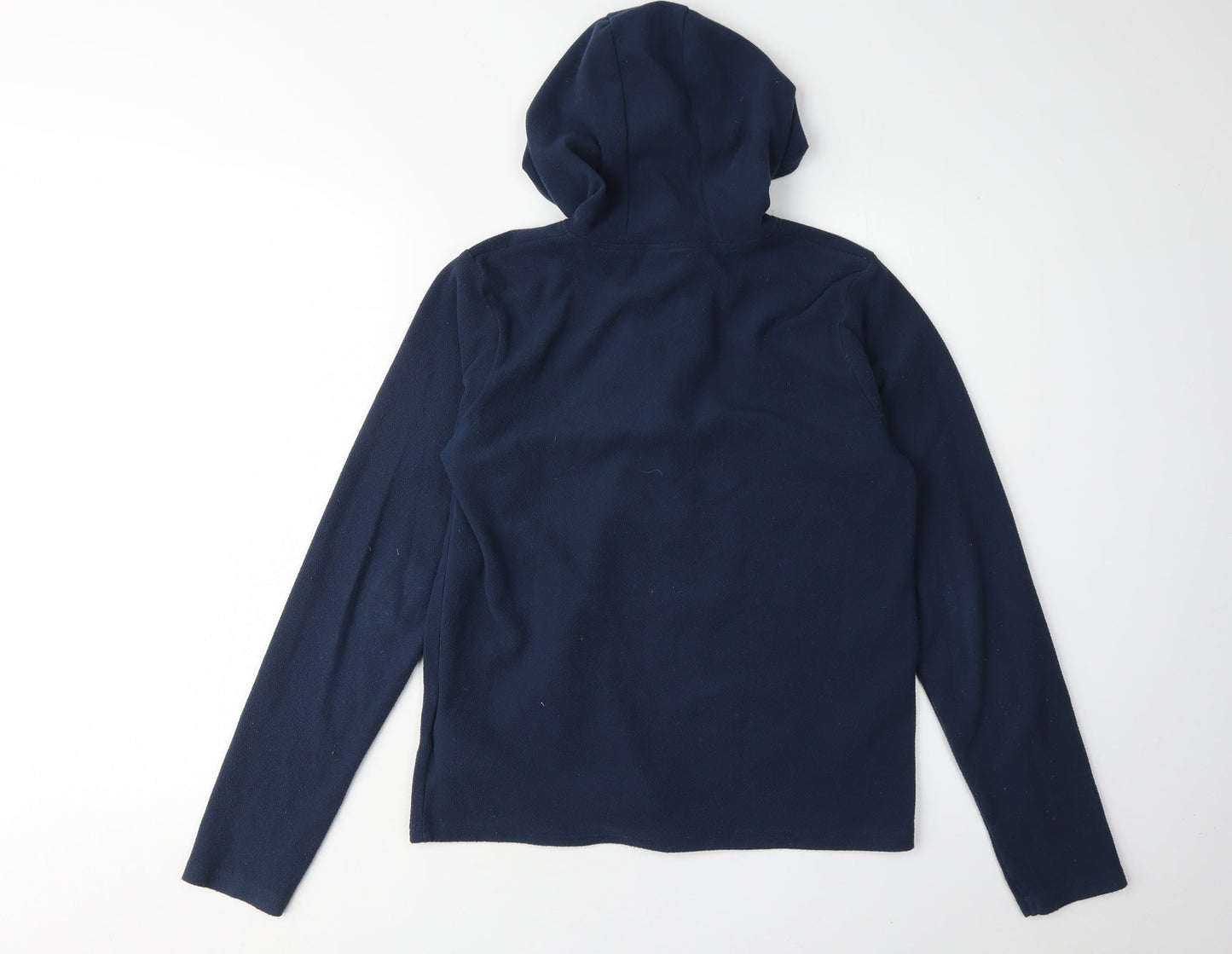 Mountain Warehouse Girls Blue Fleece Hoodie, 13 Years, 1/4 Zip