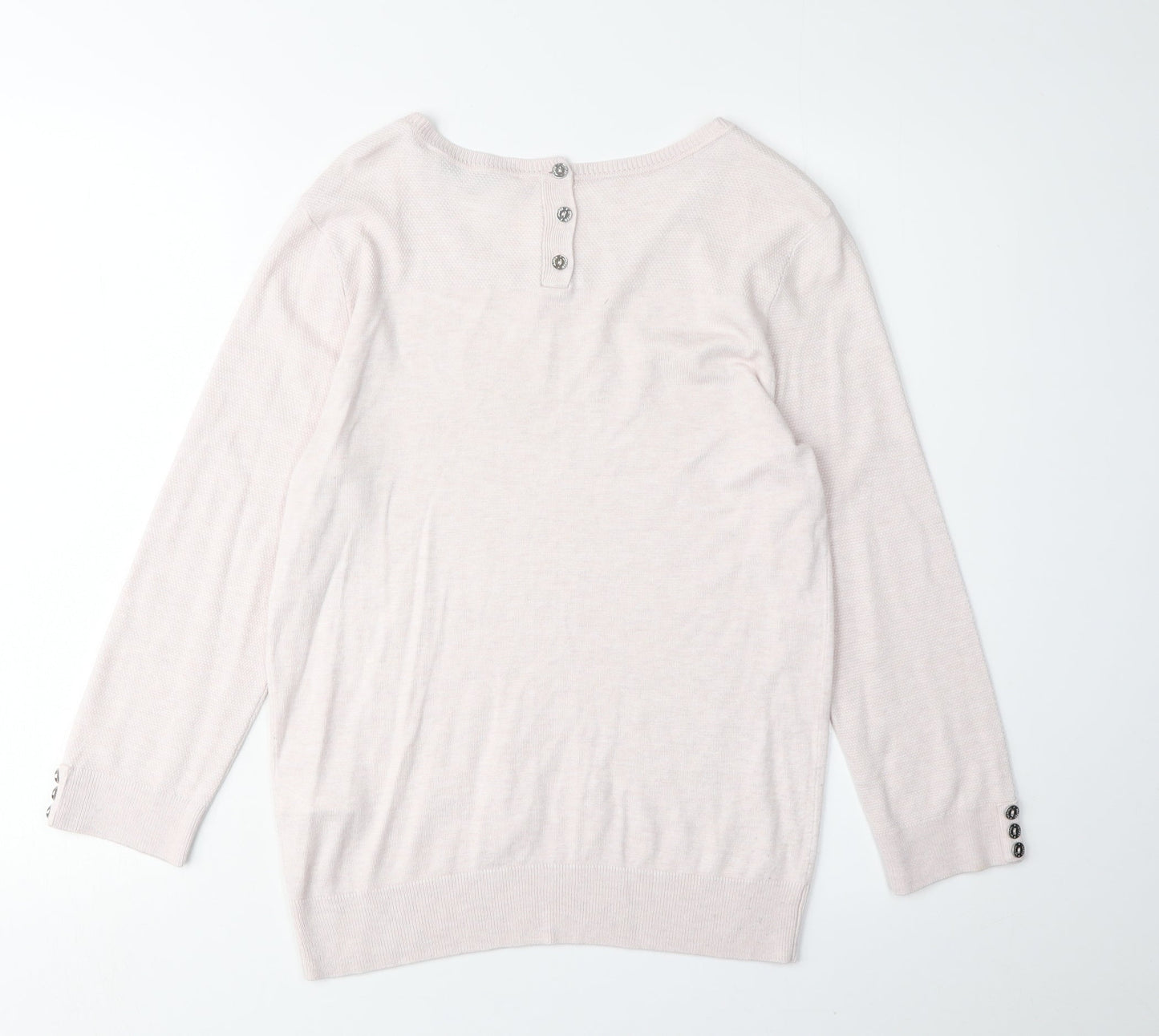 Jasper Conran Women's Pink Pullover Jumper Size 10