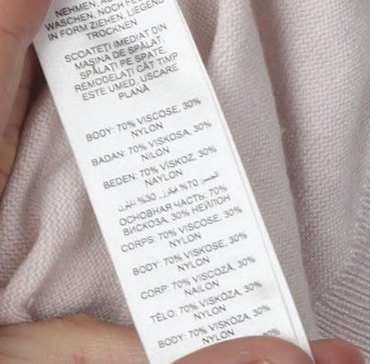 Jasper Conran Women's Pink Pullover Jumper Size 10