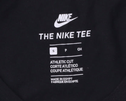 Nike Men's Black Cotton Graphic T-Shirt S