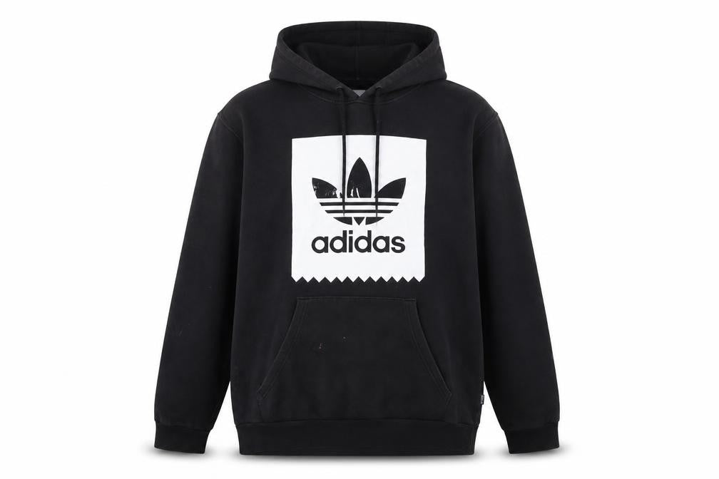 Mens UK Size M adidas Black Pullover Hoodie