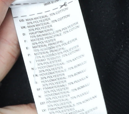 Adidas Men's Black Pullover Hoodie - M