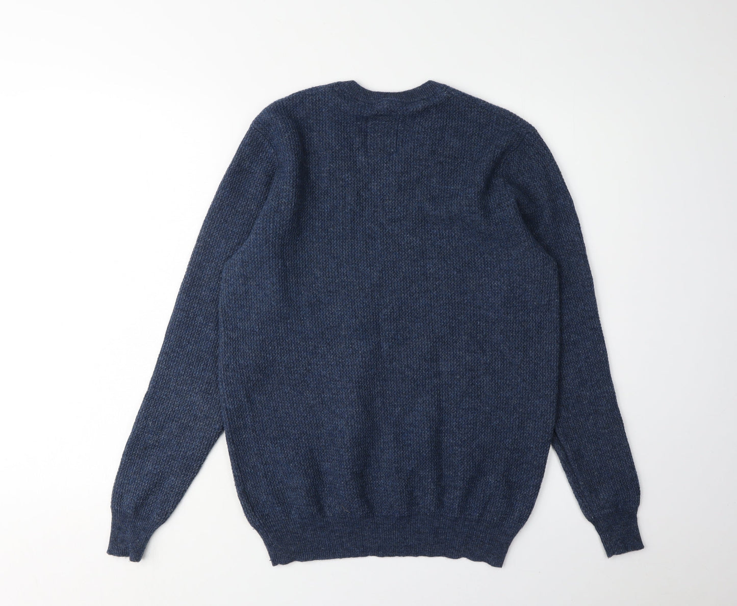 Hammond & Co Men's Blue Wool Pullover Jumper M