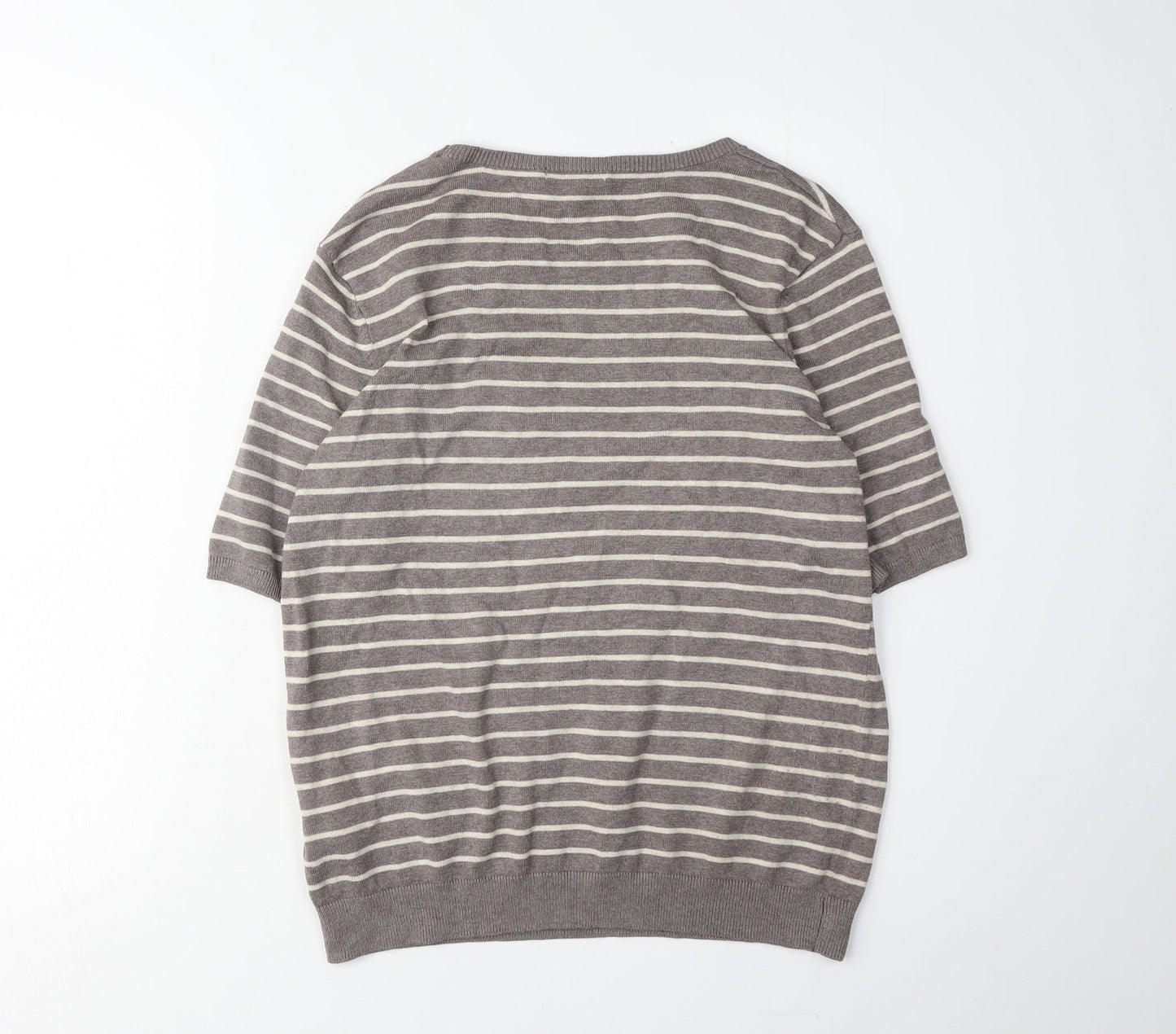 Womens UK Size M H&M Brown Pullover Jumper