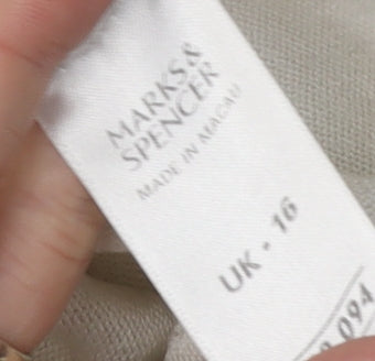 Womens UK Size 16 Marks and Spencer Multicoloured Vest Jumper