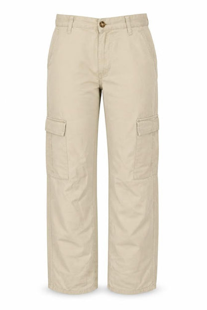 Womens UK Size 8 STR Regular Fit Straight Beige Jeans
