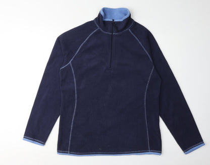 Womens UK Size 14 Mountain Warehouse Blue Full Zip Sweatshirt