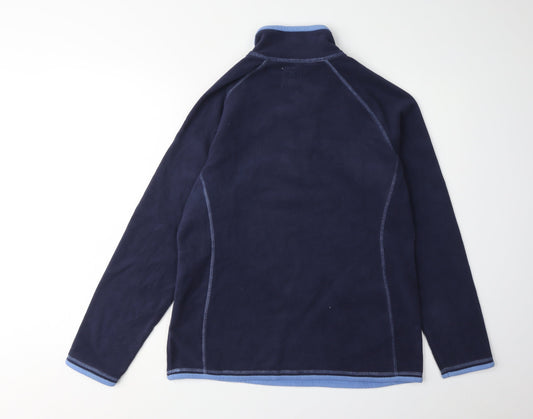 Womens UK Size 14 Mountain Warehouse Blue Full Zip Sweatshirt