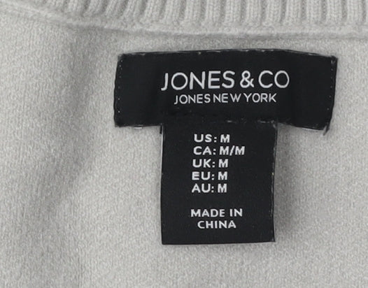 Womens UK Size M Jones New York Ivory Pullover Jumper