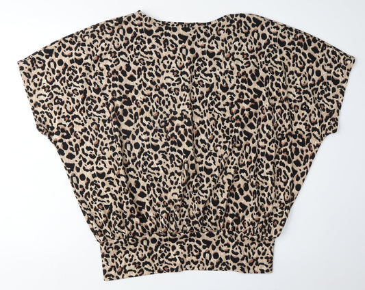 New Look Women's Multicoloured M Animal Print Top