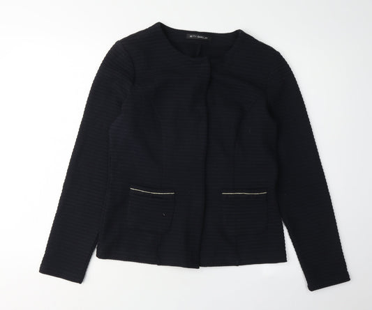 Betty Barclay Women's Black Basic Jacket Size 14