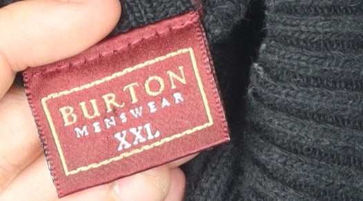 Burton Men's Black 2XL High Neck Pullover Jumper