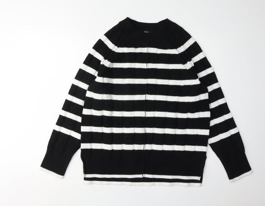 Womens UK Size 12 NEXT Black Pullover Jumper