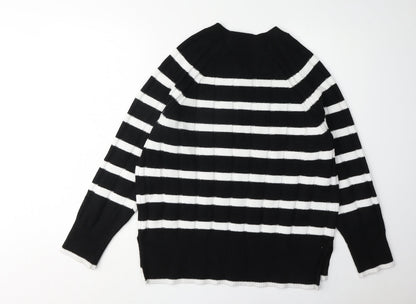 Womens UK Size 12 NEXT Black Pullover Jumper
