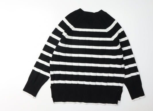 Womens UK Size 12 NEXT Black Pullover Jumper
