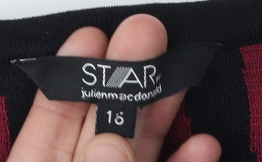 Star by Julien Macdonald Women’s Red Bodycon Dress 16