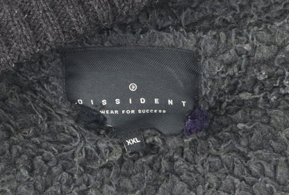 Dissident Men's 2XL Black Full Zip Hooded Jumper