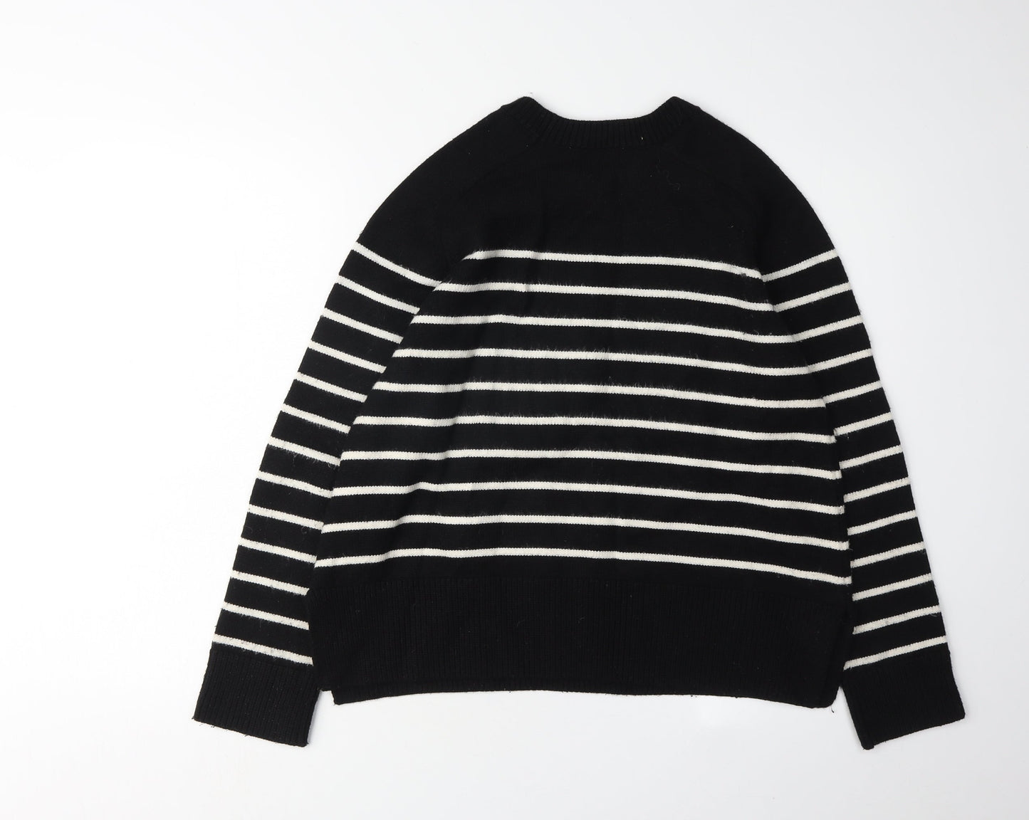 Womens UK Size M Zara Black Pullover Jumper