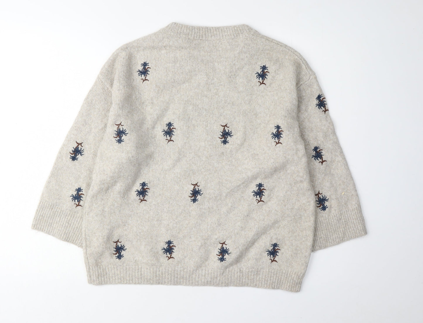 Kaffe Women's Beige Pullover Jumper M Acrylic Blend