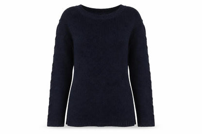 Womens UK Size 10 M&Co Blue Pullover Jumper