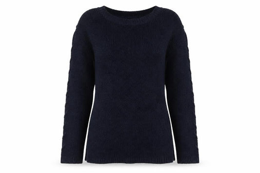 Womens UK Size 10 M&Co Blue Pullover Jumper
