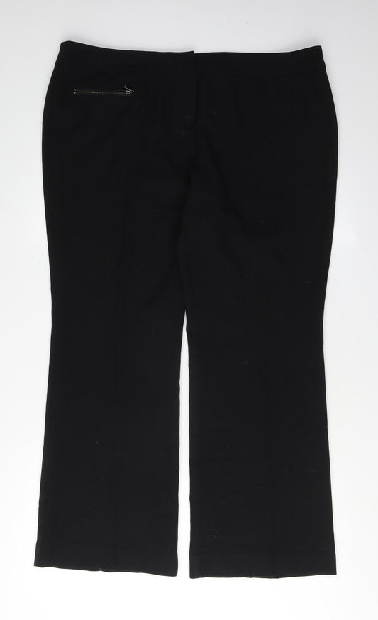 Womens UK Size 16 NEXT   Black Trousers