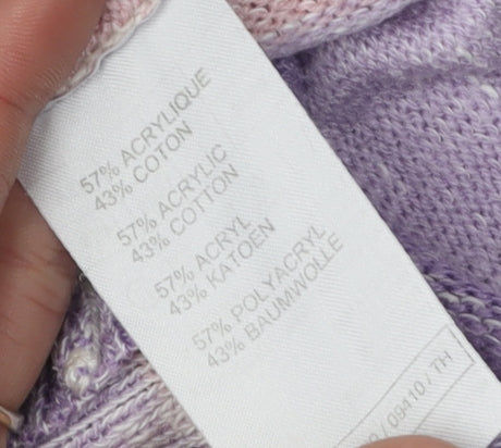 Damart Women's Multicoloured Striped Pullover Jumper L