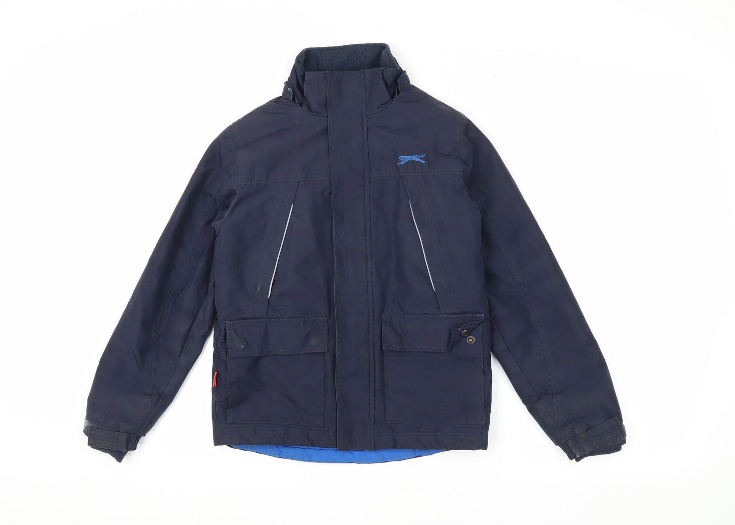 Slazenger Boys Blue Jacket 7-8 Years Reflective Winter Coat