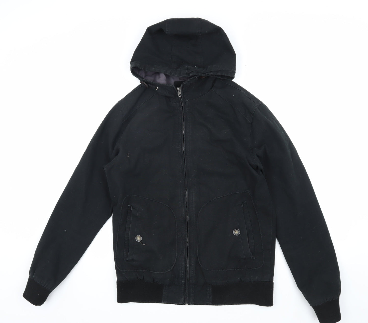 Mens UK Size S Burton Menswear Black Basic Jacket
