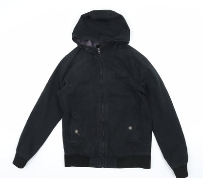 Mens UK Size S Burton Menswear Black Basic Jacket