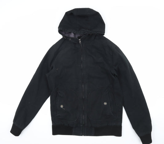 Mens UK Size S Burton Menswear Black Basic Jacket