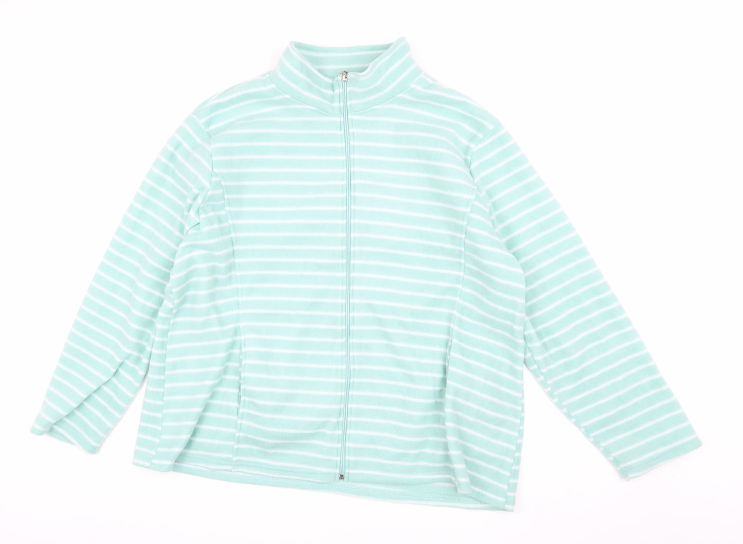 Womens UK Size XL Anne de Lancay Green Basic Jacket