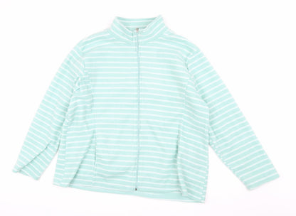 Womens UK Size XL Anne de Lancay Green Basic Jacket