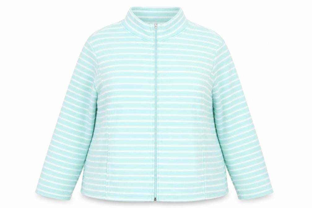 Womens UK Size XL Anne de Lancay Green Basic Jacket