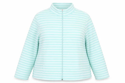 Womens UK Size XL Anne de Lancay Green Basic Jacket