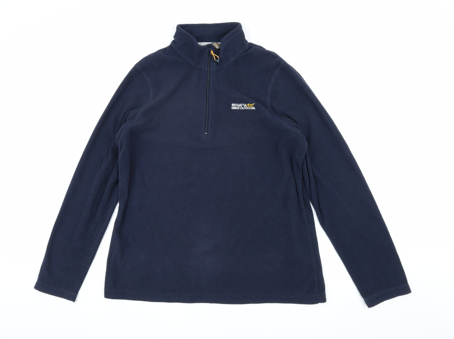 Regatta Women's Blue Henley 1/2 Zip Fleece Sweatshirt Size 14