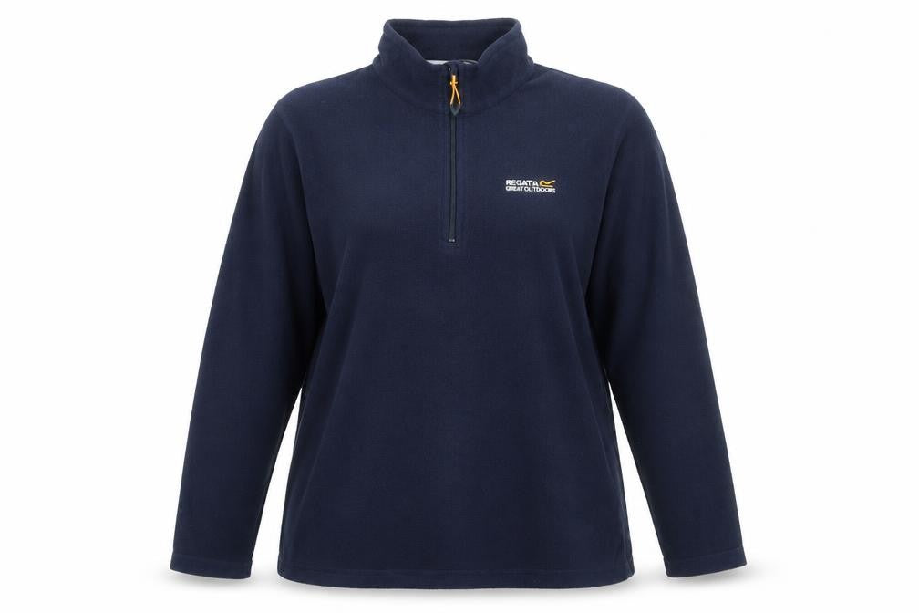 Womens UK Size 14 Regatta Blue Henley Sweatshirt