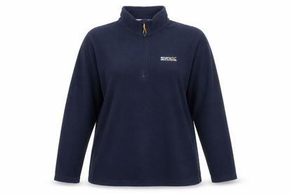 Womens UK Size 14 Regatta Blue Henley Sweatshirt