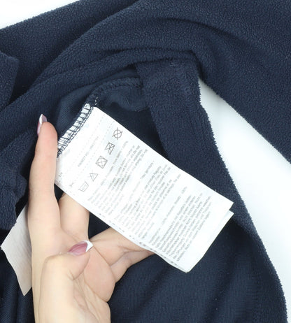 Regatta Women's Blue Henley 1/2 Zip Fleece Sweatshirt Size 14