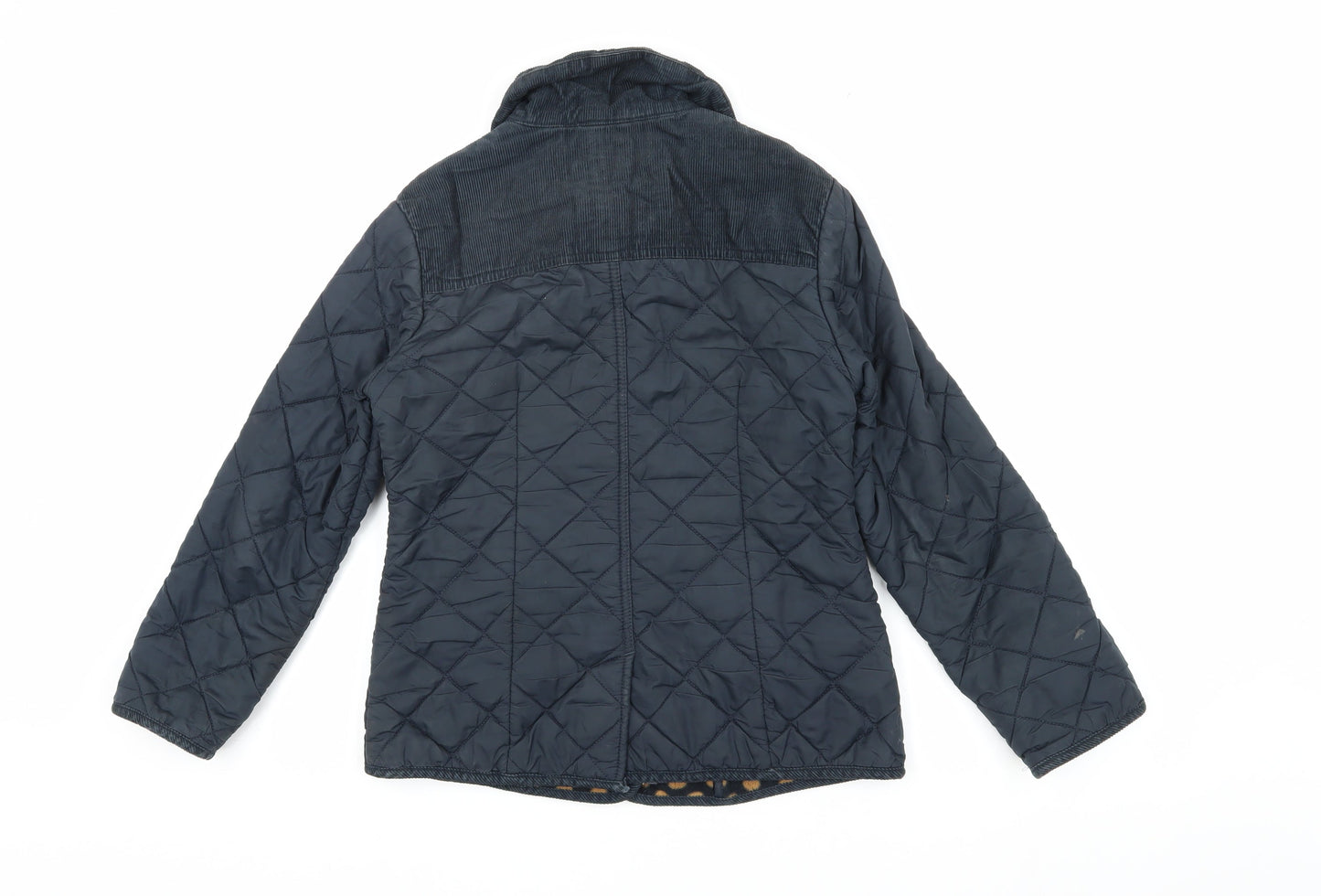 Next Girls Blue Quilted Jacket, 11 Years - Stylish Autumn Wear