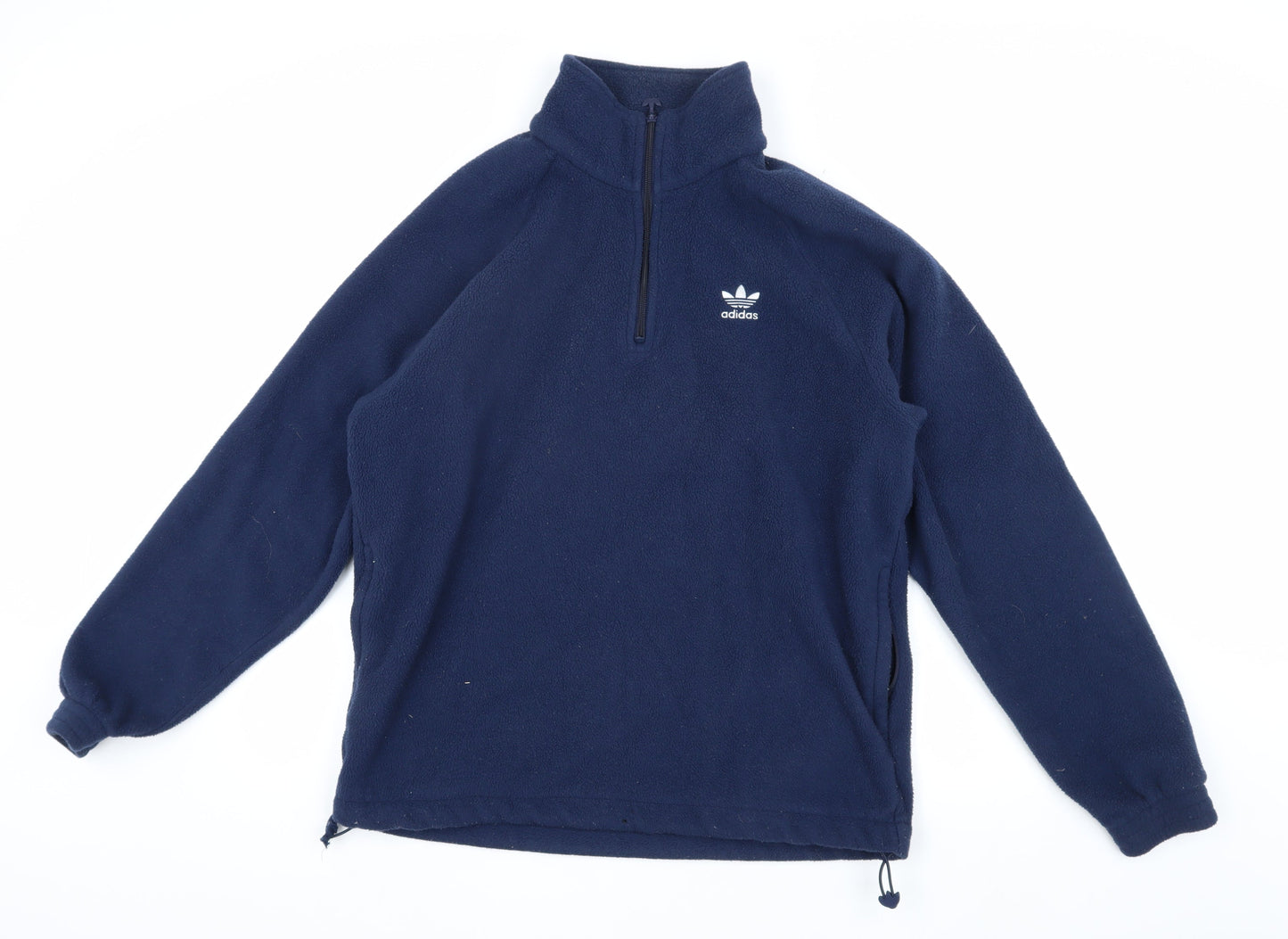 Adidas Men's Blue M Fleece Pullover Sweatshirt