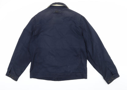 Mens UK Size L Marks and Spencer Blue Basic Jacket