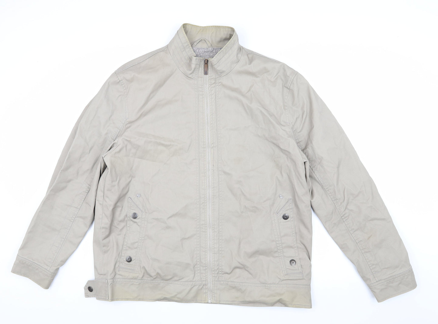 Mens UK Size 2XL Defecto Beige Basic Jacket