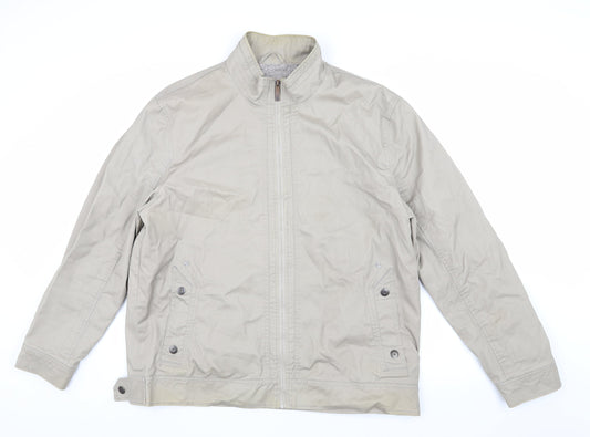 Mens UK Size 2XL Defecto Beige Basic Jacket